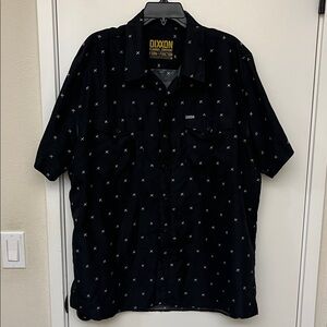 DIXXON Black Shirt with White Pattern